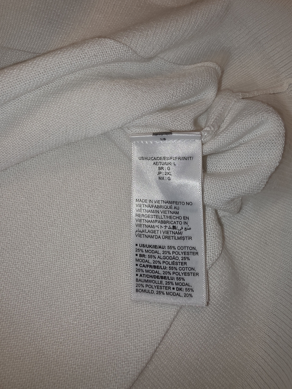 Amazon Essentials Cream V-Neck Button Front Cardigan - Picture 6 of 11